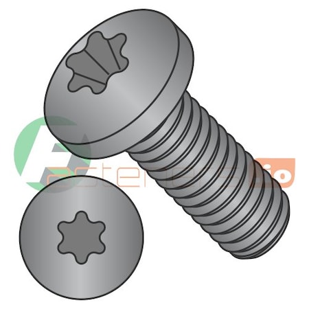 Newport Fasteners #4-40 x 1/4 in Torx Pan Machine Screw, Black Oxide 18-8 Stainless Steel, 5000 PK 423762